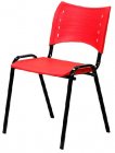 Cadeira Fixa ISO Vermelha